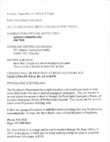 The University Is Open