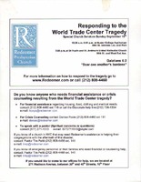 Responding to the World Trade Center Tragedy