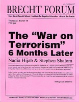 The "War on Terrorism" 6 Months Later