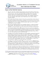 ECONOMIC IMPACT OF TERRORIST ATTACK: New York City Fact Sheet