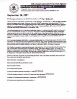 EPA Response to September 11