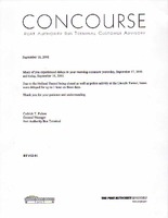 Concourse Port Authority Bus Terminal Customer Advisory