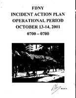 Incident Action Plan: 10/13/01 - 10/14/01