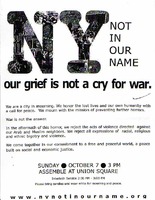 Our Grief is not a Cry For War. [1 of 2]