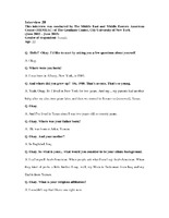 MEMEAC Interview 28