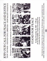 Join Our Call For Peace And Justice [1 of 2]